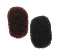 FRCOLOR 2pcs Hair Donut Hair Cushions Puff Cushion Clips Breathable Volume Insert Sponge Lightweight Non Slip Updo For Women Everyday Use