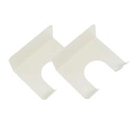 FRCOLOR 2pcs Hair Dryer Stand Adhesive Back Wall Mount Hair Dryer Bracket for Bathroom