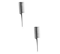 FRCOLOR 2pcs Hair Dyeing Comb Hair Coloring Brush Tint Tool Long Handle for Easy Application