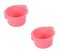 FRCOLOR 2pcs Hair Removal Wax Warmer Liner Silicone Bowl Replacement Pot Wax Melt Warmer Eyebrow Waxing