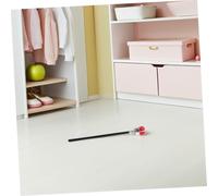 FRCOLOR 2pcs Halloween Royal Scepter Walking Sticks Lightweight Plastic Cane for Cosplay Theater Plays Party Accessories with Comfortable Grip Silver Red Silver Blue