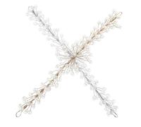 FRCOLOR 2pcs Handmade Crystal Bridal Hair Vine Headband Wedding Hair Accessories For Brides Rhinestone Headpiece For Women Wedding Party