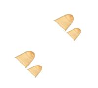 FRCOLOR 2pcs Handmade Winnowing Pan DIY Art Pendants Kindergarten Wall Decor Bamboo Craft