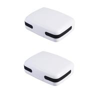 FRCOLOR 2pcs Hearing Aid Hard Case Hearing Aid Storage Box Compact and Safe for Travel