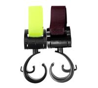 FRCOLOR 2pcs Heavy Duty Stroller Hanger Hooks for Shopping Bags and Diaper Bags Versatile Portable Strap Clips for Motorcycles Electric Scooters Reliable Multiuse Hanging
