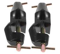 FRCOLOR 2pcs Heavy Duty Zinc Alloy Cross Clamps Lab Stand Boss Head Holders Support for Laboratory Rods and Table Rod Stands