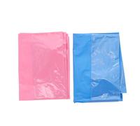 FRCOLOR 2pcs Inflatable Floating Pool Tray Drink Cooler for Party Cups Cans Bottles Lightweight PVC Rose Red for Swimming Pools Beach Hot Tubs