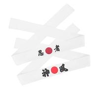 FRCOLOR 2pcs Japanese Headband Decorative Bands Wide Headbands for Women Chef Accessory Karate Strap Band Party Karate Supply