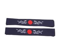FRCOLOR 2pcs Japanese Sports Headband Stylish Workout Headbands for Yoga Running and Exercise Comfortable and Absorbent Design Dragon Patterns Fits