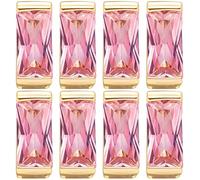 FRCOLOR 2pcs Jewelry Large Zircon Hip Hop Socket Fang Bling Grills for Rapper Accessories Cosplay Props
