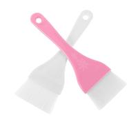 FRCOLOR 2pcs Large Body Brush and Face Mask Applicator Set, Flat Makeup Brushes for Body Butter and Liquid Skincare, Travel Cosmetic Tools for Tanning and Facial Mask Application