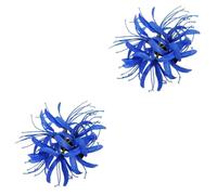 FRCOLOR 2pcs Large Flower Hair Claw Clip for Women Elegant Hair Styling Tool Non-slip Grip for Occasions Bright Colors and Decorative Design