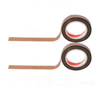 FRCOLOR 2pcs Light Blocking Film Tape for LED Light Cover and Electronic Devices, Brown Ptfe Material, Can be Cut to Preferred Length, Reduce Energy Waste, for Decoration and Practical Use