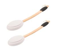 FRCOLOR 2pcs Long Handle Bath Brush Shower Cleaner Brush Exfoliating Sponge for Body Men Bath Scrubber for Back