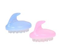FRCOLOR 2pcs Massage Comb Hair Washing Comb Creative Hairdressing for Home Use Gentle Scalp Massage Hair Care Tool