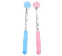 FRCOLOR 2pcs Massage Hammer Golf Ball Design Handheld Back Shoulder Neck Muscle Knocking Tool Manual Beat Fitness Hammer for Body Pain Relief Random Color