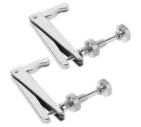 FRCOLOR 2Pcs Metal Fine Tuning Screws for Cello 3/4-4/4 Universal String Adjuster Cello Accessories for Accurate Tone and Stable Pitch Control