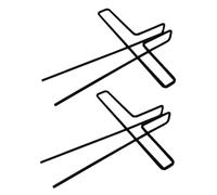 FRCOLOR 2Pcs Metal Music Note Clips Music Book Page Holders for Windy Outdoor Use Suitable for Books