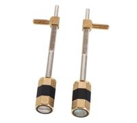 FRCOLOR 2pcs Metal Violin Bow Frog Screw Violinists Replacement String Instrument Bow Parts for Music Students
