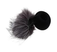 FRCOLOR 2pcs Microphone Windscreen Cover Fluffy Wind Muff for Zoom Recorder Mic Cover Foam Outdoor Stage Use