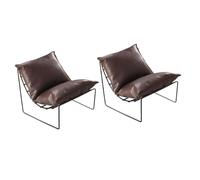 FRCOLOR 2pcs Miniature Chair Model Wear Resistant Iron Sofa for Dollhouse Furniture Compact for House Layout Prop Decoration for Micro Landscapes and Home Decor