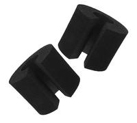 FRCOLOR 2pcs No-Drill Foam Door Pinch Guards for Cabinet and Window, Cushioning Impacts and Preventing Finger Injuries, Safety Door Bumper Protectors for Home Use