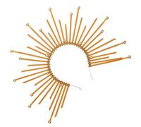 FRCOLOR 2pcs Our Lady's Headband Pearl Wedding Hair Accessories Halloween Crown Headband Hairband Headband for Girl Hair Accessories Head Band Party Headwear Plastic