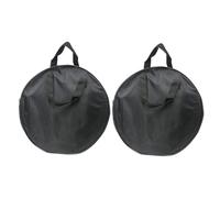 FRCOLOR 2Pcs Oxford Cloth Dumb Drum Bag with Comfortable Handle Protective Storage Case for Drum Pads Impact Cushioning Carrying for Musicians the Go