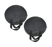 FRCOLOR 2Pcs Oxford Cloth Dumb Drum Bag with Shock Absorption and Impact Cushioning Portable Instrument Storage Case for Musicians the Go