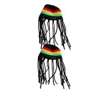 FRCOLOR 2pcs Pet Halloween Hat for Cats Dogs Knitted Headwear for Small Animals Hamsters and Stuffed Toys