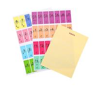 FRCOLOR 2Pcs Piano Keyboard Stickers for Beginners Electronic Organ Decals Easy to Read Key Labels for Memorizing Notes and Practicing
