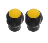 FRCOLOR 2pcs Pop Pull Pin Knob for Exercise Equipment Rubber Handle Grips, Easy Installation and Portable Fitness Machine Replacement Parts for Gym Equipment Adjustment