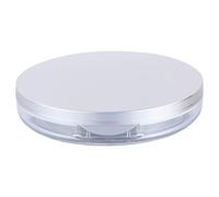 FRCOLOR 2Pcs Portable Loose Powder Case with Elastic Net Puff Compact Travel Box for Makeup Storage and on-the-Go Use