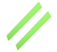 FRCOLOR 2pcs Portable Tactile Ruler Accessory Braille Scale and Raised Markers for Blind Users, Measuring Tool and Learning Tools the Blind at Home the Go, for Back to School