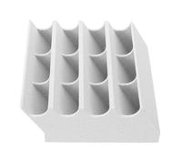 FRCOLOR 2pcs Printed Utility Blade Holders Multi Compartment Organizer Barber Tool Holder Beard Storage Case for Salon