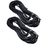 FRCOLOR 2pcs Professional Guitar Cable Stereo Audio Cable for Electric Guitar Durable Connection Wire with Excellent Signal Conductivity for Amplifiers and Effects Pedals
