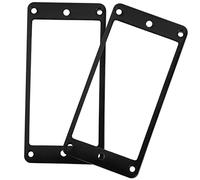 FRCOLOR 2pcs Protective Pickup Frames for Electric Guitar Durable Replacement Mounting Rings Compatible with Electric Guitars Bass Reduces Wear Friction