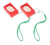 FRCOLOR 2pcs Puppy Training Clickers for Dogs and Cats, Portable Small Pet Clickers with Sound for Behavior Correction, Interactive Dog Training Tool for Indoor and Outdoor Use