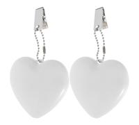 FRCOLOR 2pcs Purse Light Handbag Light Heart LED Automatic Motion Sensor Activated Handbag Wallet Touch Control Decorative Night Lamps