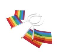 FRCOLOR 2pcs Rainbow Flag Headbands for Women and Colorful Striped Hairbands with Eye-catching Design High Visibility Party Accessories for Pride Festivals and Celebrations