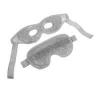 FRCOLOR 2pcs Reusable Gel Eye Packs with Elastic Band for Cooling and Soothing Cold and Hot Compress Eye Pads to Fatigue Puffiness Dark Circles and Sleep Quality Safe Material