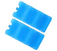 FRCOLOR 2pcs Reusable Ice Packs 600 Ml Blue Pe Material Large Cooling Crystal Boxes with Secure Seal and Rapid Cooling for Cooler Tote Bags and Homes Requiring Frequent Cold Storage