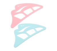 FRCOLOR 2pcs Reusable Silicone Eyeliner Stencil Tool for Cat Eye Winged Liner Eyeshadow Application Portable Makeup Guide for Beginners Comfortable Fit for Precise Eye Makeup