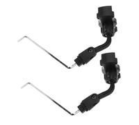 FRCOLOR 2pcs Saxophone Phone Holder Music Stand Rest Adjustable Lyre Mount for Saxophone Music Rotating Phone Clip Stand Grip