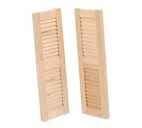 FRCOLOR 2pcs Scale Mini Furniture Accessories for Dollhouse Decor Realistic Window Shades for Playroom and