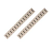 FRCOLOR 2pcs Silicone Conductive Rubber Contact Strips 13-key Fast Response Universal Application Replacement Pads for Electronic Piano Keyboard Repair at Home Entertainment