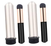 FRCOLOR 2pcs Silicone Exfoliating Lip Brush Makeup Tool Lip Balm for Dry Cracked Applicator Concealer Brush Wand for