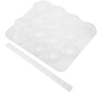 FRCOLOR 2pcs Silicone Ring Molds for Epoxy Resin DIY Casting Mold Set, Faceted Gemstone and Oval Pigeon Egg Shape, Jewelry Making Supplies for Resin Crafts in UK