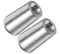 FRCOLOR 2pcs Silver Electric Guitar Toggle Switch Caps Metal Guitar Tip Replacement Knobs Non-slip Accessories for Style