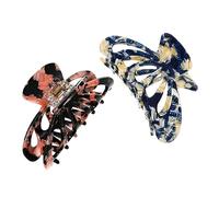 FRCOLOR 2pcs Simple Lady Headdress Hair Clips Acrylic Claw Hair Clips Hairdressing Accessories for Daily Occasions